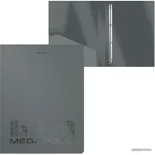 Набор папок Erich Krause Megapolis 24 мм на 4 кольцаx серый 49982 (4 шт)