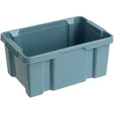 Ящик для хранения Optimplast TechnoBox / Т32668  (серо-синий)