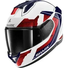 Мотошлем Shark Skwal i3 Rhad (р. 2XL, белый/синий/красный)