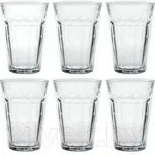 Набор стаканов для воды и напитков Duralex Picardie Clear 1029AB06C0111