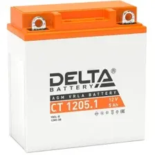Мотоциклетный аккумулятор Delta CT 1205.1 (5 А·ч)