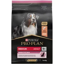 Сухой корм для собак Pro Plan Medium Adult Sensitive Skin с лососем и рисом (3кг)