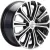 Литые диски Khomen KHW1610 16x6.5" 5x108мм DIA 60.1мм ET 45мм Black-FP