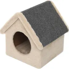 Домик Cat House Будка 38 (бежевый)