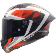 Мотошлем LS2 FF805 Thunder GP Aero Raute (S, белый/красный)