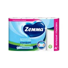 Полотенца бумажные ZEWA Белые  4 шт. (0201121241)