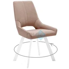 стул кухонный DikLine 268 White (микровелюр Z), Z128 бежевый