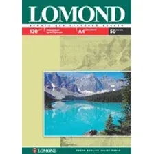 Фотобумага Lomond Глянцевая A4 130 г/кв.м. 50 листов (0102017)