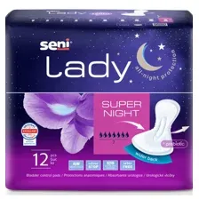 Урологические прокладки Seni Lady Super Night 12шт