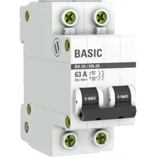 Выключатель нагрузки EKF Basic 2P 63А ВН-29 SL29-2-63-bas