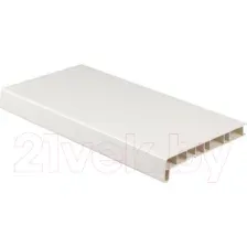 Подоконник Crystallit Премиум 100x1600 (белый глянец)