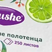 Полотенца бумажные Plushe Home V-сложения, 1 слой, 250 листов