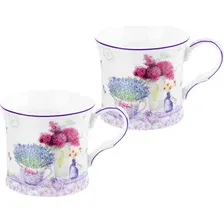 Набор кружек Elan Gallery Лаванда New Bone China 420765