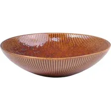 Блюдо AksHome Aurora d18x4.7см (фарфор/каштановый)