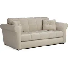 Диван Мебель-АРС Аккордеон Гранд НПБ 180x200 (бархат бежевый Star Velvet 6 Light Beige)