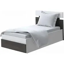 Кровать PROxSON Milton с ПМ 90x200 (белый/дуб кантербери)