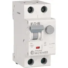 Дифференциальный автомат Eaton HNB-C161N003 1P+N 16А С 6кА 30мА АС 2М 195127