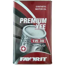 Моторное масло Favorit Premium XFE 5W30 API SN/CF Metal / 53273 (4л)
