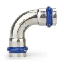 Фитинг Varmega Угольник 90° двухраструбный Inox Press 35x35 VM710003535