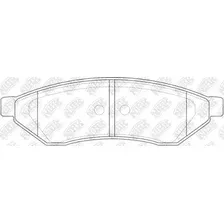 Тормозные колодки дисковые задняя ось NIBK PN0375