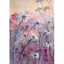 Картина Stamprint Ромашки АT013 (85x60)