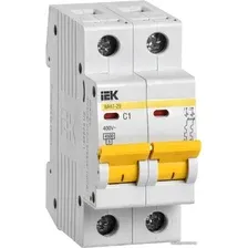Выключатель автоматический IEK ВА 47-29 1А 2P 4.5кА С MVA20-2-001-C