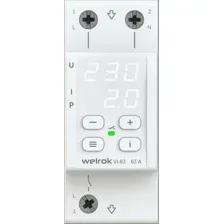 Реле напряжения Welrok VI-63 (белый)