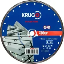 Отрезной диск алмазный Krugo 350x25.4мм / 81063500263