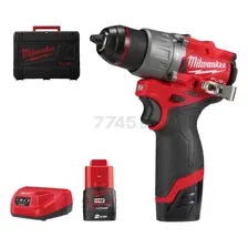 Дрель-шуруповерт аккумуляторная ударная MILWAUKEE M12 FPD2-202X (4933479868)