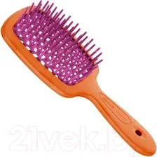 Расческа-массажер Janeke Superbrush Small 86SP234ARA (оранжевый/малиновый)