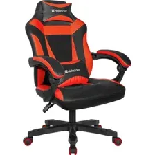 Кресло игровое Defender Master, 64359, черный/красный