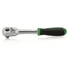 Трещотка 3/8" 45 зубов 200 мм TOPTUL 