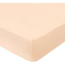 Простыня Миланика Персик на резинке 140x200 (поплин г/к)