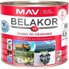 Грунт-эмаль MAV Belakor-15 2.4 л (белый матовый)