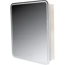 Шкаф с зеркалом для ванной Symbolite Каре 50x80 (с подсветкой, сенсор на зеркале)
