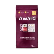 Сухой корм для кошек AWARD Indoor Big Cats курица и говядина с брокколи 10 кг (7173716)