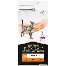 Сухой корм для кошек Pro Plan Veterinary Diets OM St/Ox (с низкой калорийностью для снижения избыточной массы тела) 1.5 кг