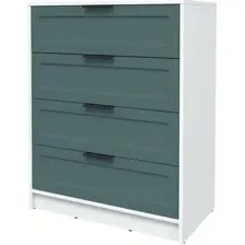 Комод Интерлиния Концепт Тренд КТ-К80 (белый платинум/верде)