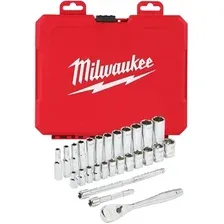 Набор трещотка с головками Milwaukee 4932464943 (28 предметов)