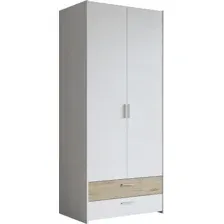 Шкаф Евва Венеция BH-2D2S (бодега белый/гикори кингстон)