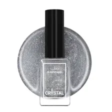 JEANMISHEL Лак для ногтей голографический CRYSTAL (серебристый блестящий) тон 701