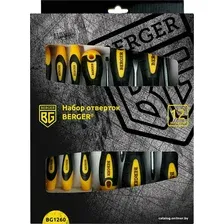 Набор отверток Berger BG1260 (12 предметов)