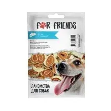 For Friends Лакомство  для собак Суши с треской 50 г