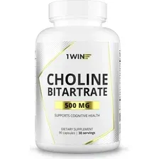 Витамины, минералы 1WIN Холин Битартрат Vitamin В4 (90 капсул)
