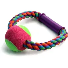 Игрушка для собак Triol Веревка-кольцо с ручкой, мяч 12111027