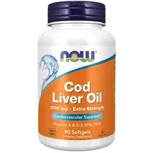 БАД Now Foods Cod Liver Oil (90 капсул)