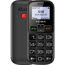 Кнопочный телефон TeXet TM-B322 (черный)
