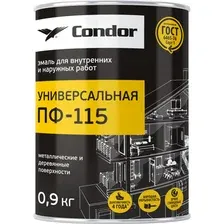 Эмаль ПФ-115 оранжевая 900г Condor