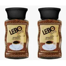 Кофе растворимый Lebo original, 2 баночки по 100 грамм каждая.