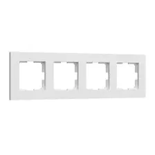 Рамка 4-я Slab (белый матовый) Werkel W0042961